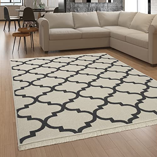 Paco Home Alfombra Salon De Habitacion Se Puede Lavar En La Lavadora Motivo Nordica Motivo Boho Chic, Tamaño:160x220 Cm, Color:Antracita 3 Paco Home Alfombra Salon De Habitacion Se Puede Lavar En La Lavadora Motivo Nordica Motivo Boho Chic, Tamaño:160x220 Cm, Color:Antracita 3