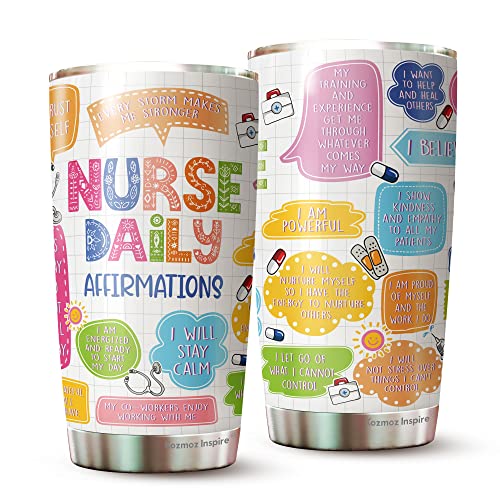 Gumac Nursing Student Gift - Gifts For Nurses Women - Nurse Gifts - Nurse Daily Tumbler - Nurses Week Gifts - Nurse Graduation Gift Ideas - Gifts For Nurse - Nurse Accessories For Work #TOP18
