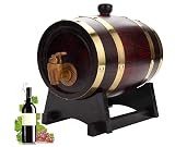 [Buena hermeticidad] El barril contiene un revestimiento de papel de aluminio, que puede prevenir eficazmente que las bebidas y el vino se desborden.