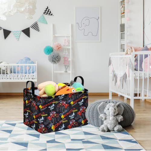 Image of Storage Basket Laundry Clothes Basket Laundry Hamper, Car | Storage Box and Bins Gift Basket with Handles