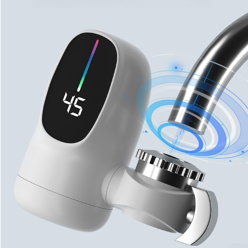 Rubinetto Elettrico Serbatoio ABS 220V Rubinetto Elettrico Serbatoio | Riscaldamento per istantaneo, niente attesa, display temperatura, per ideale cucina, risparmio energetico