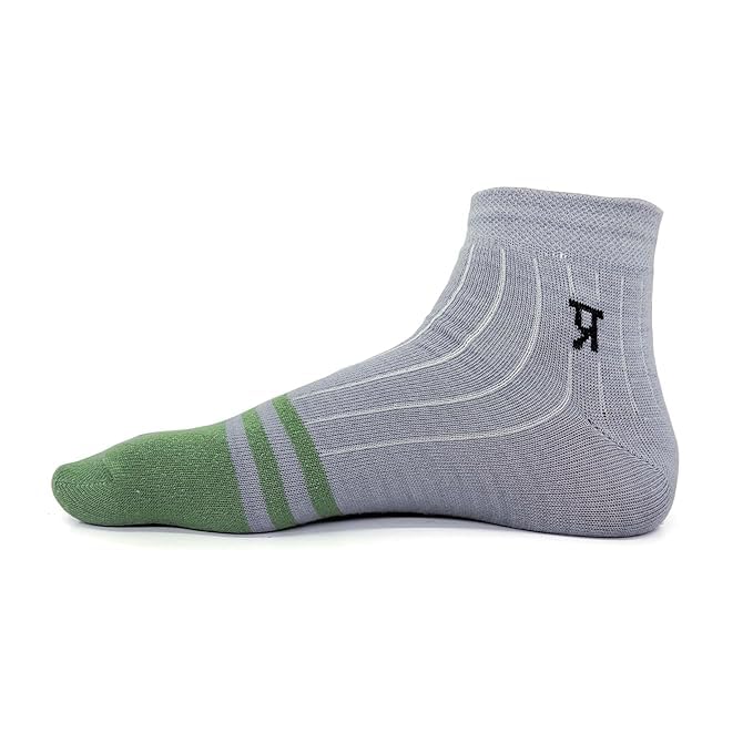 Image of PRASTHAN Sports Unisex Nylon Cotton Ankle Length Socks Made With Breathable Anti Odour & Moisture Absorbent Combed Cotton with a Extra Durable.