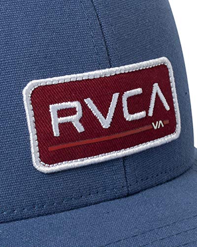 Image of RVCA Men's Curved Brim Trucker Hat, Structured Hat with Curved Bill, Adjustable Snapback Closure