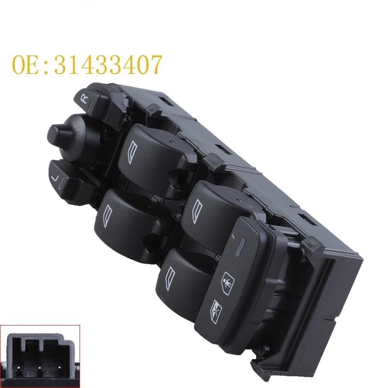 Interrupteur lève-vitre robuste 31433407 ajustement parfait Volvo S90 V60 - 6