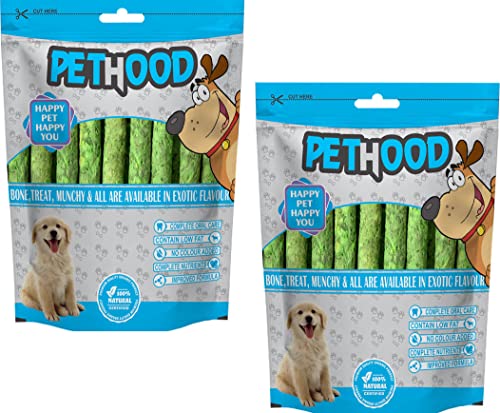 Image of Dog Chew Munchy Sticks Mint Flavor 901g (450g + 450g) | Tasty Dog Treats & Chew Snacks for Puppies & Adult Dogs | Suitable for All Life Stages