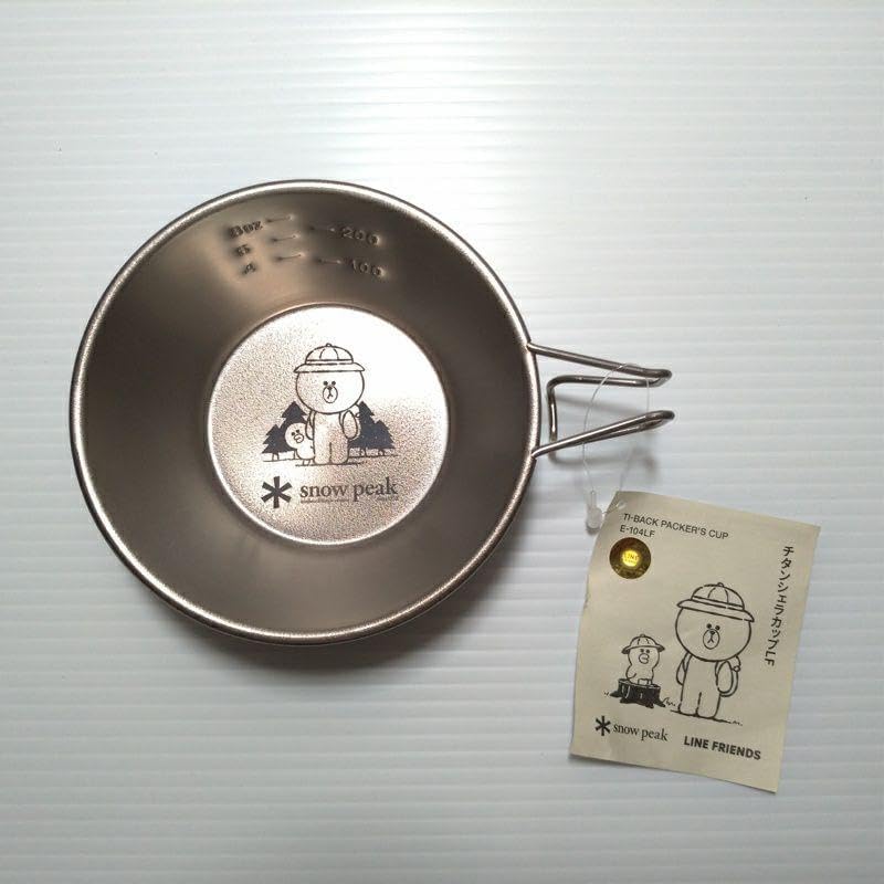 snow オンライン peak LINE FRIENDSチタンシェラカップ(限定)新品未
