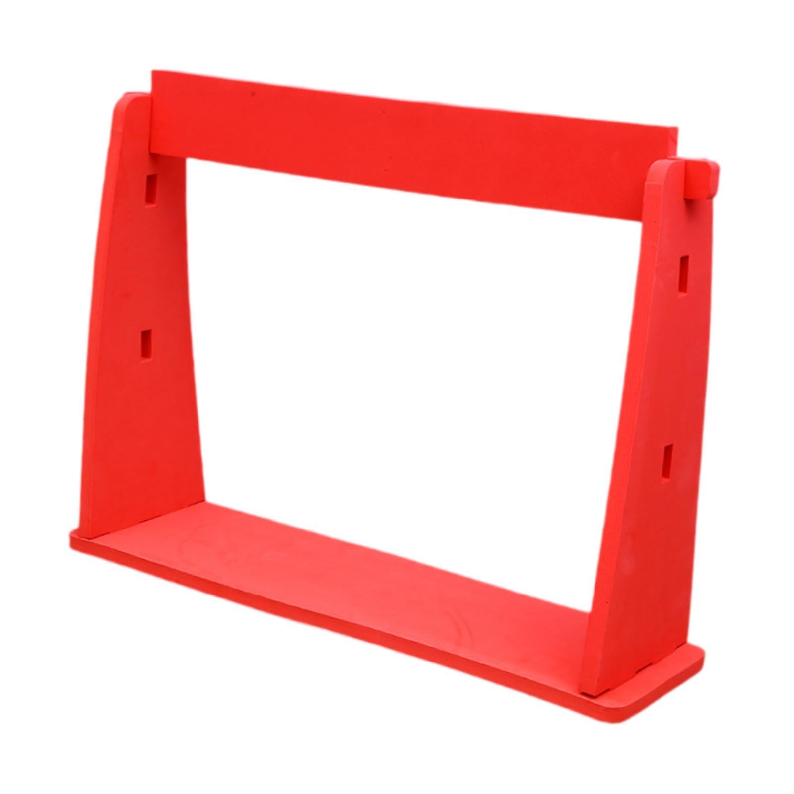 Colaxi Agility Training Hurdle,Adjustable Height,Improves Strength Speed and Agility Training Equipment for Running Jumping Athletic, red