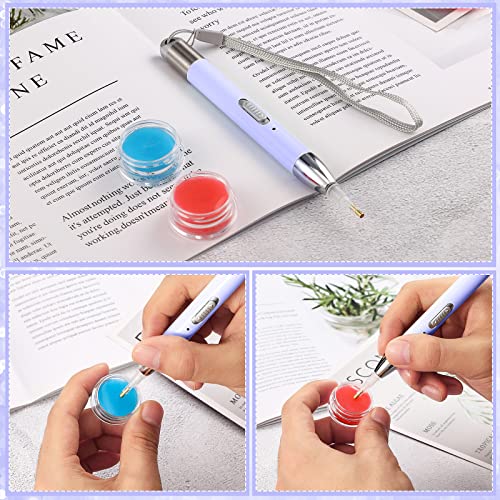 image for Chuangdi 2 Pcs Diamond Painting Art Drill Pen with Light Diamond Paint