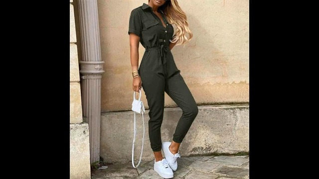 Combinaison Pantalon Femme été - Sans Manches, Bretelles Fines, Taille Haute, Pantalon Large, Imprimé Floral, Léger Et Décontracté