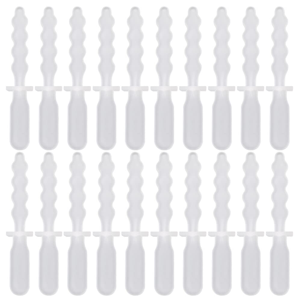 20 Pcs Reusable Ice Cream Sticks Plastic Sticks for Ice Lolly Mould Ice Cream Sticks for Mould Ice Lolly Holder for Ice Cream Ice Lolly