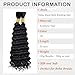 Dorsanee Deep Wave Bulk Hair for Braiding 20 Inch 2 Bundles 200g Natural Black Curly Braiding Hair for Boho Braids No Weft Wet and Wavy Braiding Hair Extensions (#1B,100g/bundle)