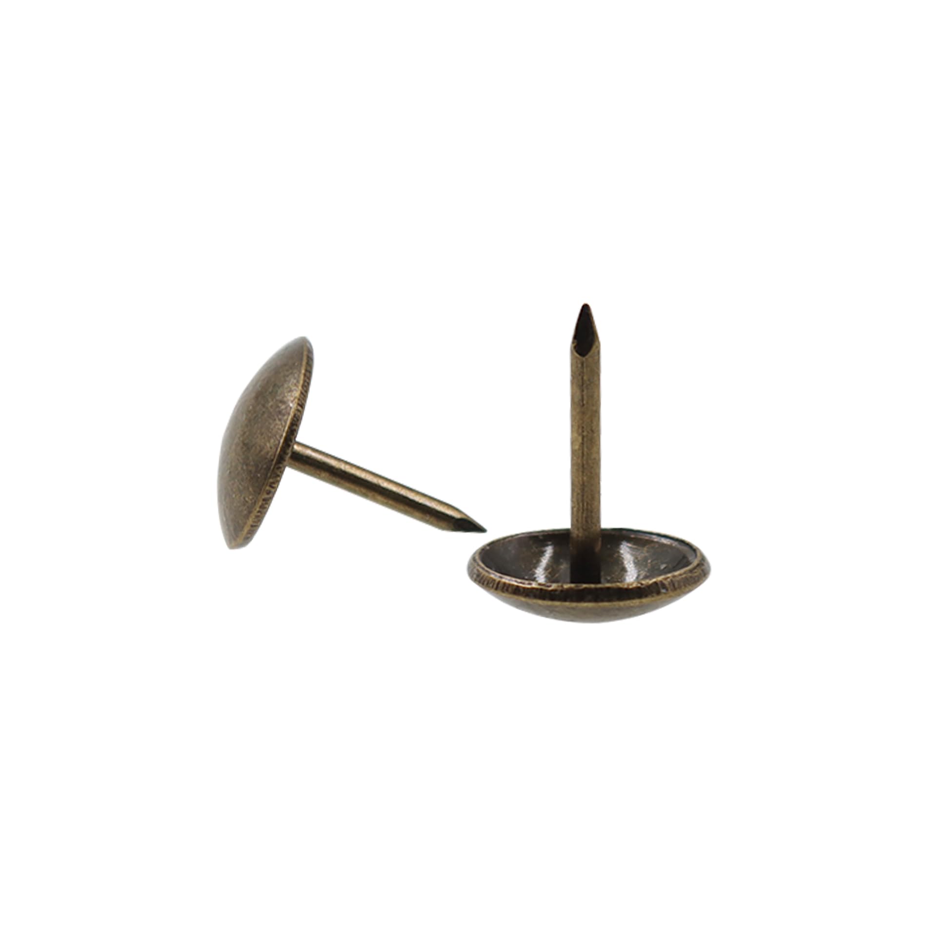 Upholstery Tacks,ULIFESTAR Iron Long Shank Upholstery Nails,Antique Decorative Nails,Metal Furniture Nails,Round Head Thumb Nails,Nail Heads for DIY