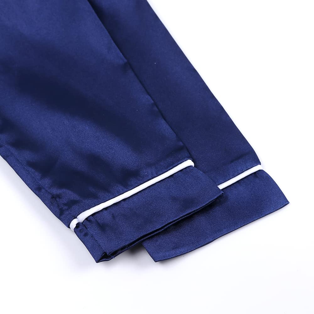 Verve Jelly Ensemble pyjama en satin à manches longues et boutonné pour bébé fille et garçon