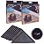 Rug Grippers for Hardwood Floors, ZC GEL Anti Slip Rug Grippers with Non Curling Washable and Reusable Non-Trace Removable Eco-Friendly Carpet Gripper for Tile Floors, Carpets, Floor Mats, Black 8 pcs