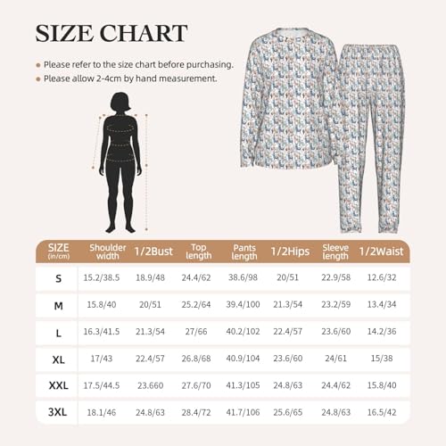 Pyjama femme manches longues alpaga pour vos soirées cocooning à la maison