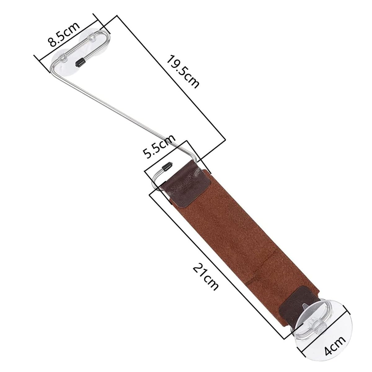 Gitarren-Balance-Unterstützung – Leder klassische Auflage, Z-Form Fußhocker-Gurt, professionelle Lifter Beinstütze Halterung für Spieler – Schwarz