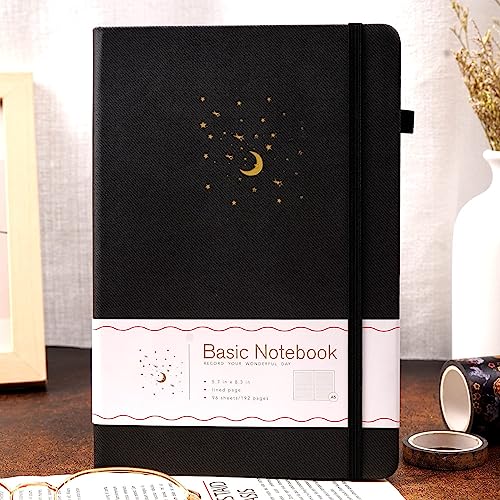Cagie AM25014B-2B Lined Journal Notebook For Work, 196 Pages, 5.7 Inch X 8.3", Hardcover Notebook Journals For Writing Women Men Note Taking Diary thumb #7
