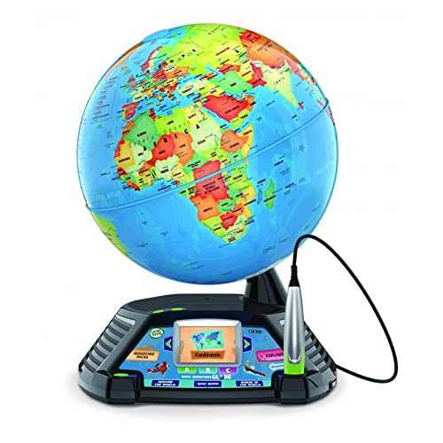 Cefa Toys Leapfrog Globo Terráqueo InteractivoMultimedia ¡DESCUBRE Nuestro Maravilloso Planeta, Niños, Azul, a