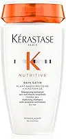 Kérastase Nutritive Bain Satin, Shampoo Hidratante para Cabelos Secos, Nutrição Intensa, Brilho, Maciez, Fortalecimento e Revitalização da Fibra Capilar, 250ml