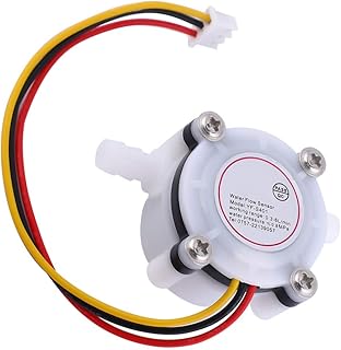 1Pcs Water Hall Flow Effect Sensor Control Flowmeter with Barb Joint for Water Cooler Coffee Machine Water Filter Small Body Stable Performance