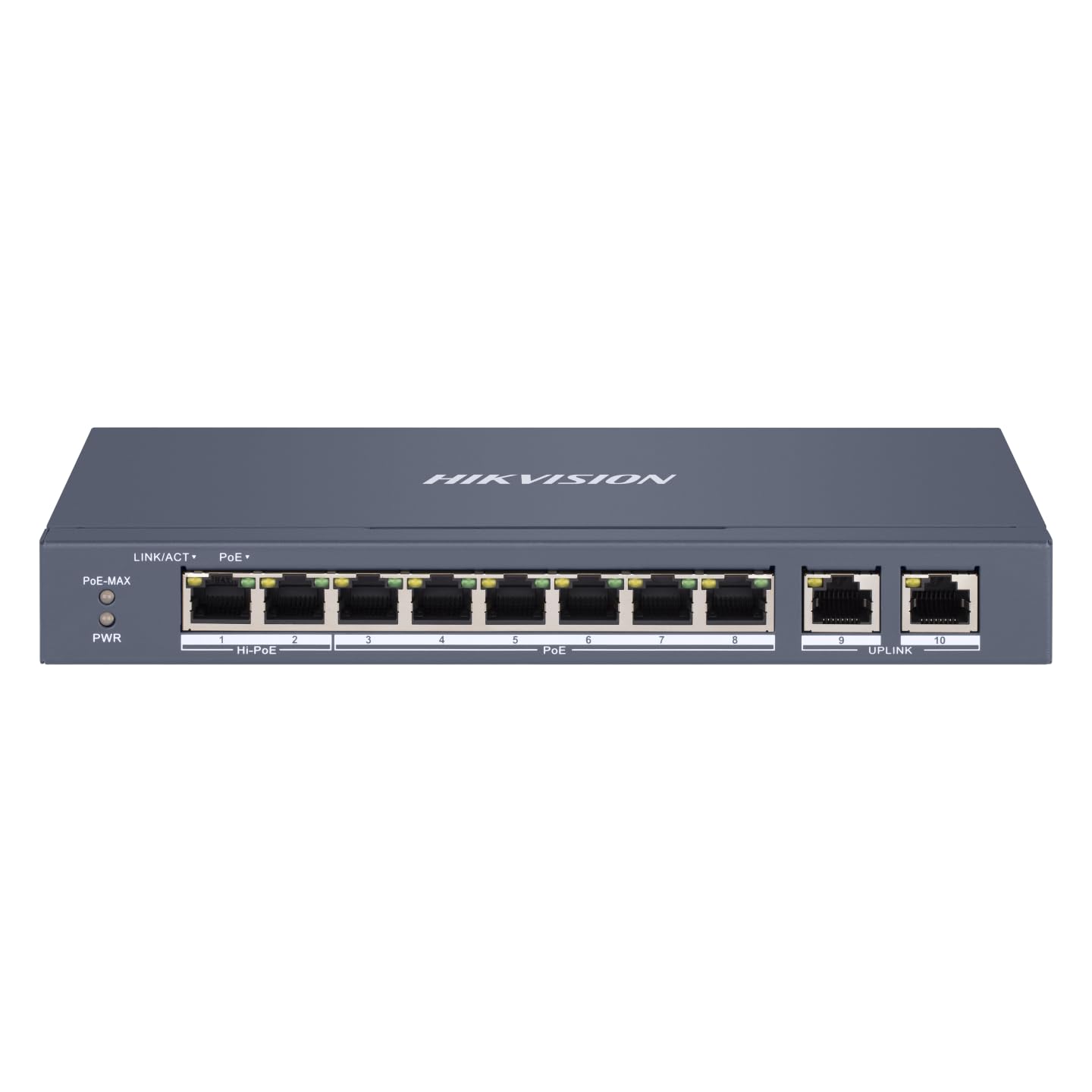 Hikvision Ds-3E1310Hp-Ei L2 Switch Poe Smartmanaged 8 Port