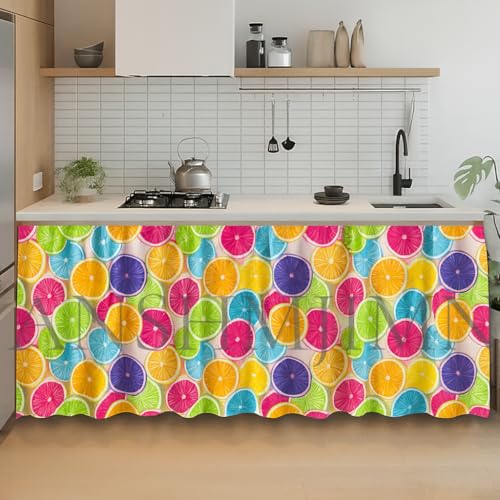 Image of Waterproof Sink Curtain for Modular Kitchen (150cm X 70cm) (Multi)