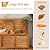 RELAX4LIFE Deck Box Acacia Wood, 46 Gallon Backyard Storage Bin Container for Patio Furniture Cushions, Pillows, Garden Tools, Pool Accessories, Wooden Porch Bench, Indoor Outdoor Storage Box (46 Gal)