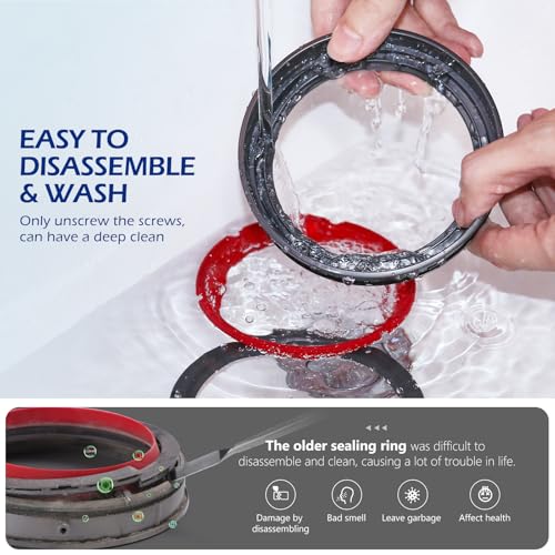 Image of Upgraded Dust Bin Sealing Ring Compatible with Dyson V11 V15 Gen5 SV14 SV15 SV22 Vacuum Cleaner, Bin Sealing Ring Assembly Compatible with Dyson V11 V15 Gen5 Canister