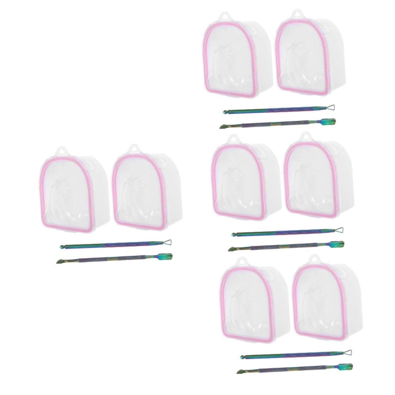 minkissy 4sätze Manikürebowl Set Für Handpflege Teiliges Maniküre-waschschüssel-set Mit Werkzeugen Zur Nagelpflege Für Professionelle Salons Oder Heimgebrauch
