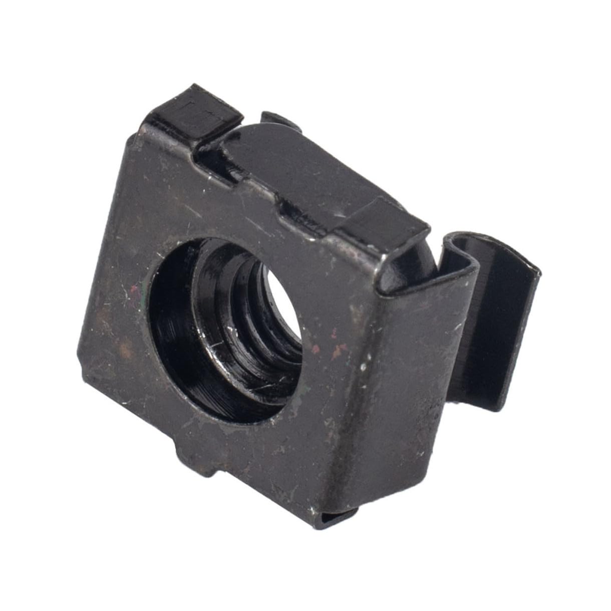Cabilock Juego De 100 Tornillos M6 Para Rack Industrial, Tuercas Cuadradas Enjauladas y Arandelas Metálicas Negras, Kit Multifuncional Para Montaje En Bastidores y Armarios De Equipos Profesionales