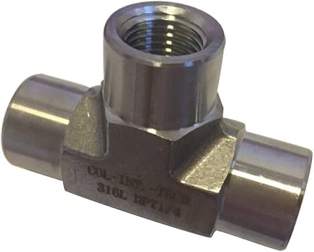 Amazon Com Metalwork 316 Stainless Steel Pipe Fitting Forged Tee 1 4 Npt Female X 1 4 Npt Female X 1 4 Npt Female 2 Pcs Industrial Scientific Amazon Com Metalwork 316 Stainless Steel Pipe Fitting Forged Tee 1 4 Npt Female X 1 4 Npt Female X 1 4 Npt Female 2 Pcs Industrial Scientific