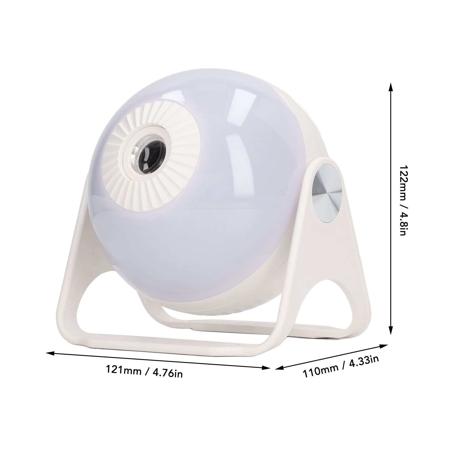 Proyector de Luz Nocturna de Música, Luz de Proyección de Estrella Completa LED Foco Ajustable Bluetooth para Dormitorio