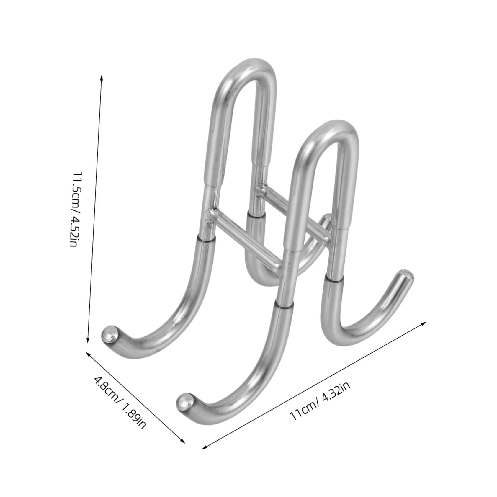 Alipis Double Sided Door Hook Versatile Bathroom Hanging Hook for Coats Hats and Towels Sleek Design for Doors and Bathrooms Efficient Clutter Organization