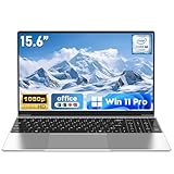 NAIKLULU Laptop Computer, Win 11 Pro Lap Top, 15.6 Inch Laptop PC 2026, 16GB RAM 256GB SSD, M3-6Y30 Processor, FHD Display 1920 * 1080P, WIFI5, BT4.2, 5000mAh Battery, for School Business Student