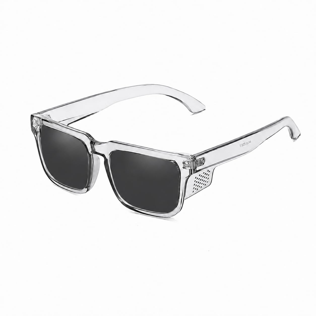 Gafas de sol polarizadas de policarbonato de seguridad para hombres y mujeres, protección UV400 e incluye ANSI Z87