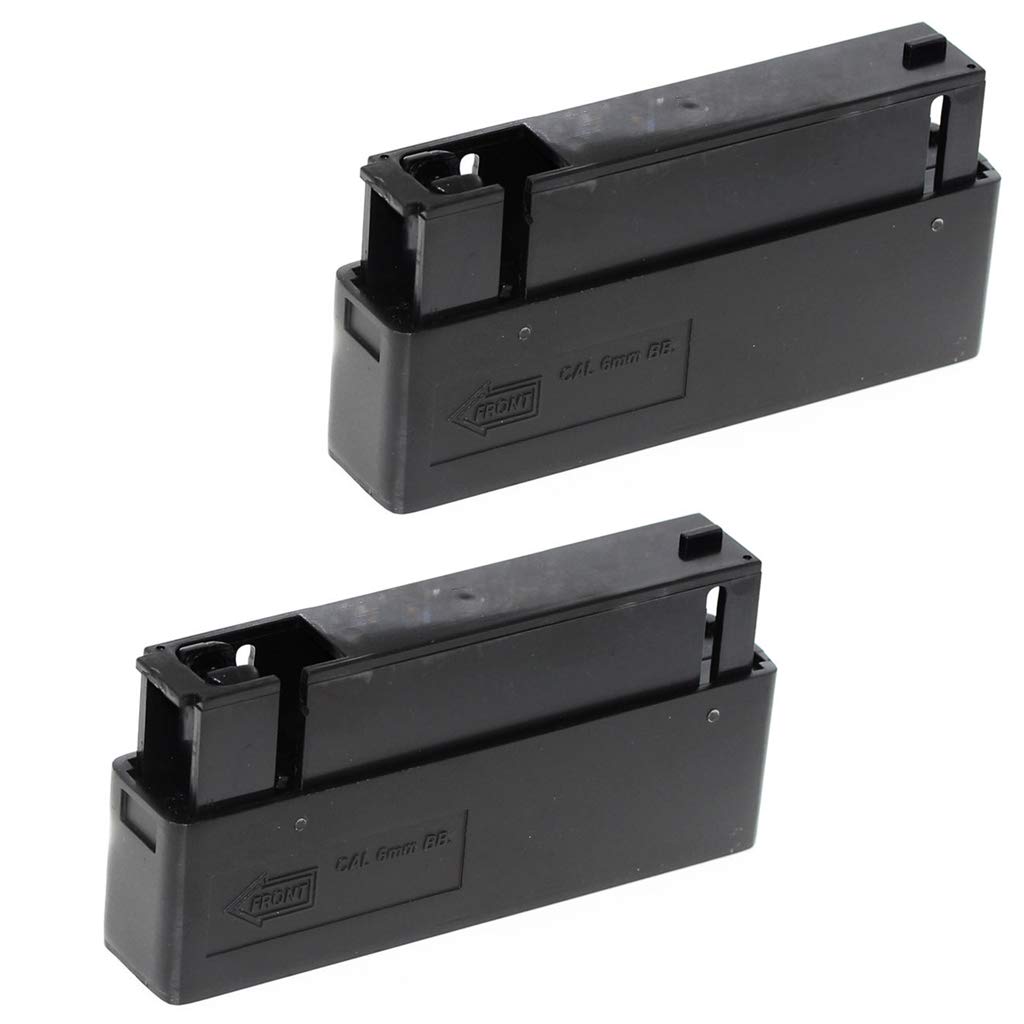 Airsoft Softair Parts 2pcs 25rd Mag Magazin für MB01 MB04 MB05 L96 G21 G22 Bolt Action Scharfschützengewehr