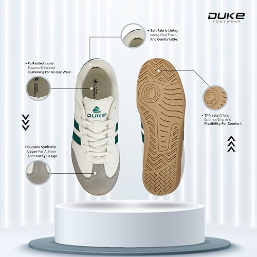 Image of Duke Mens Fwol2567-white Sneaker