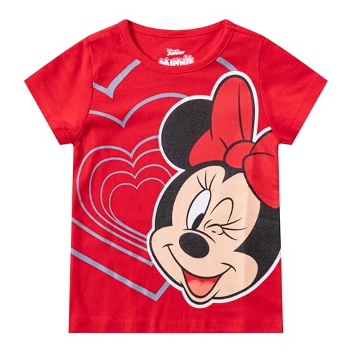 Disney Minnie Mouse 3 Pack Girls Short Sleeve T-Shirt for Toddler to Big Kids2