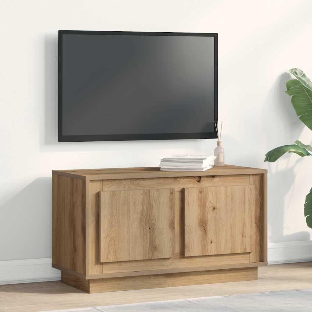vidaXL Szafka pod telewizor 80 x 35 x 45 cm dąb artisan