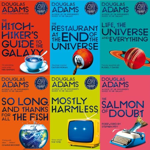Image of The Hitchhiker's Guide to the Galaxy (6 Book Set in the Series) [Mass Market Paperback] Douglas Adams