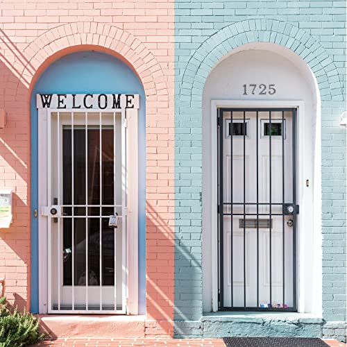 3 Inch House Number, Home Address Number, Vintage Cast Iron Home Number Solid Metal Gate Mailbox Number, Matching Screws Included, Black Number 2 #TOP6