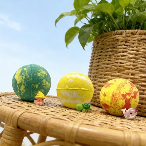 Bombes de bain pour calmer le refus du bain grâce aux jouets phosphorescents