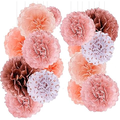 Romon Pompon Papier de Soie Rose Gold Cover