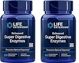 Life Extension Enhanced Super Digestive Enzymes 2-pack (2x60 Vegetarian Capsules)