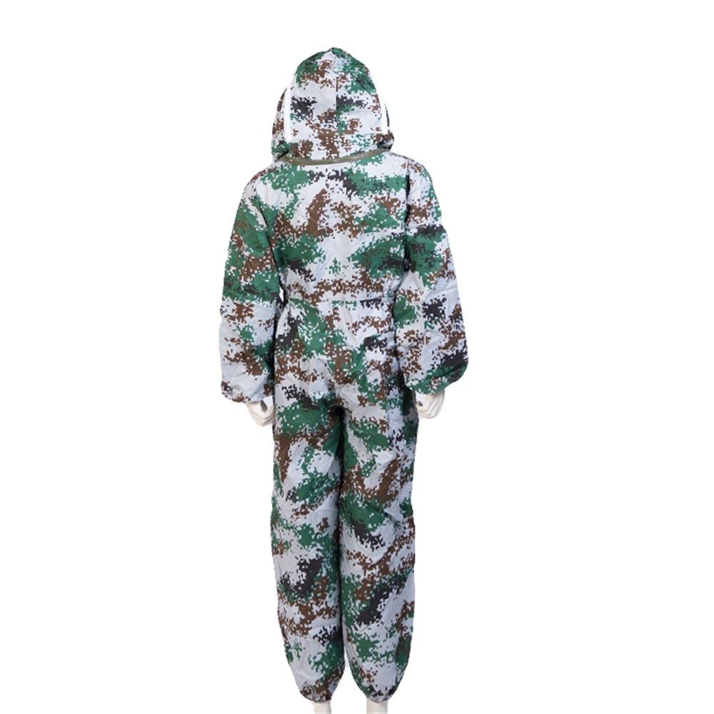 Apicultor camuflaje profesional mono traje de apicultura espacio traje con velo autosuficiente para abejas guardianes