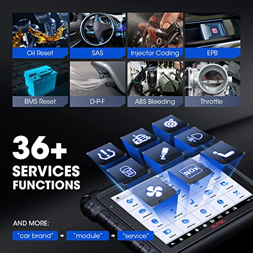 Autel Maxisys Ms906Pro Scan Tool: 2023 Newer Model Of Ms906/ Ms906Bt/ Mk906Bt Diagnostic Scanner, Ecu Coding, 36+ Services, Active Test, All System, Fca Access, Wifi Print, Work With Bt506/Mv105 #TOP3