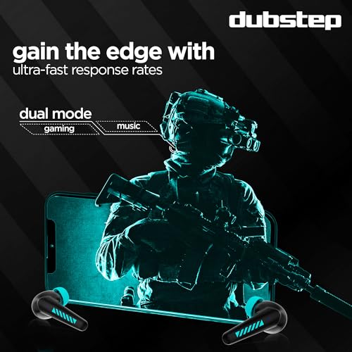 Image of Dubstep Buzz X3 Pro in-Ear Wireless Earbuds with Upto 42 hrs Playtime, 13mm Dynamic Drivers, X-Bass Technology, ENC, Clear Calls TWS Earbuds, Bluetooth V5.3 Earphones,Type-C Fast Charging (Blue /Black)