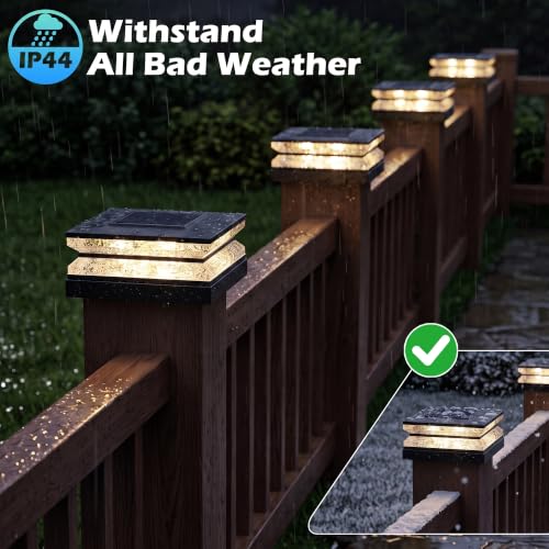Luces solares sobremuro para iluminar los postes de madera de tu terraza este verano 6
