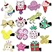 Produktbild Unicra Haarspangen 15 PCS Baby Kleinkind Bogen Haarspangen Einhorn Haarteile Zubehör Geschenksets für Mädchen