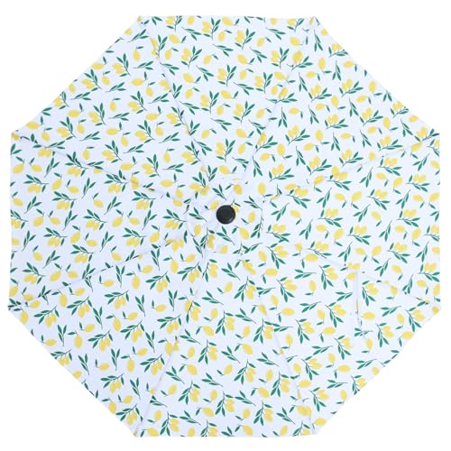 Image of MASTERCANOPY Patio Umbrella 9 ft Replacement Canopy for 8 Ribs-Yellow Lemon Canopy Only
